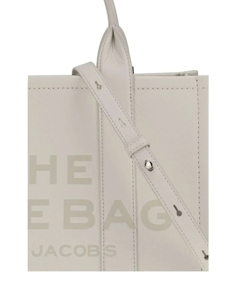 Marc Jacobs White Calf Leather Bos Taurus Handbag 