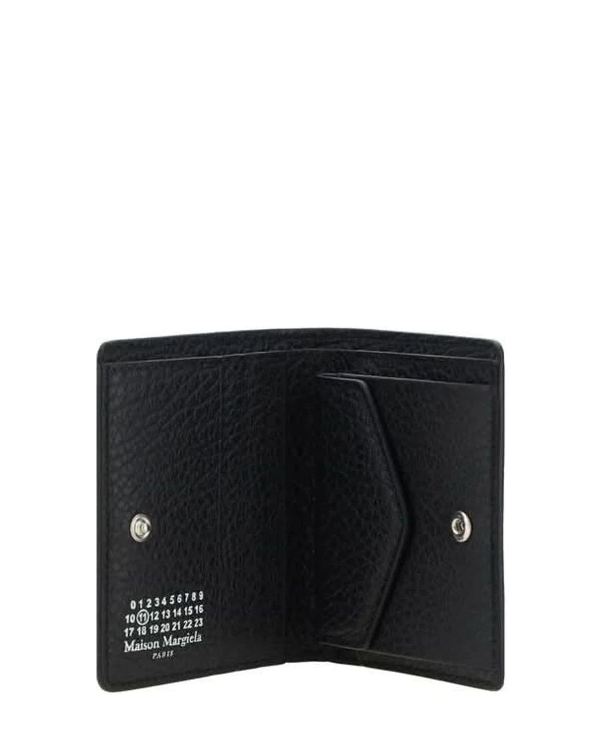 Maison Margiela Black Calf Leather Bos Taurus Wallet 