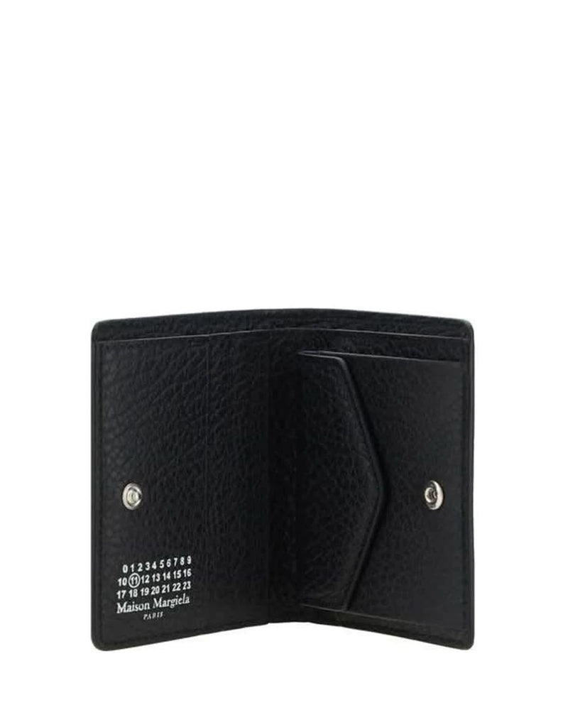 Maison Margiela Black Calf Leather Bos Taurus Wallet 