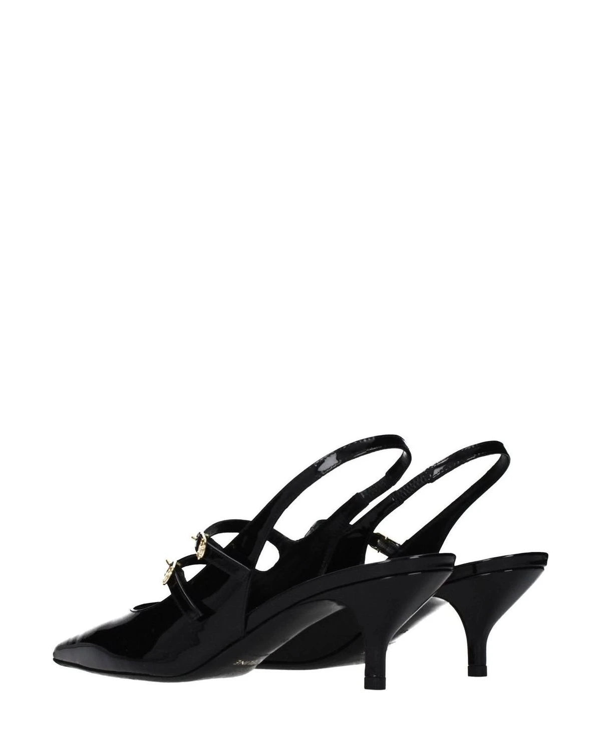 Celine Black Leather Sandals 
