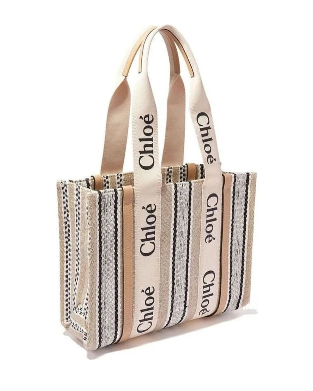 Chloé Beige Linen Tote Bag Glam Steals