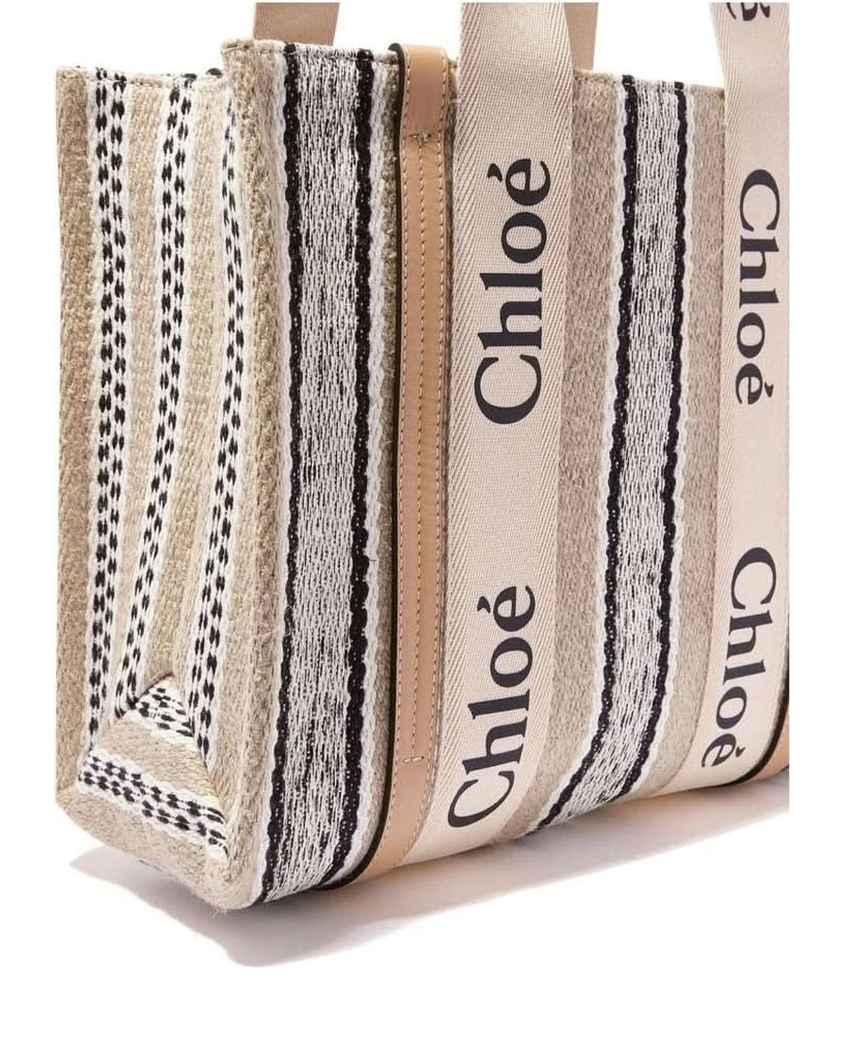 Chloé Beige Linen Tote Bag Glam Steals