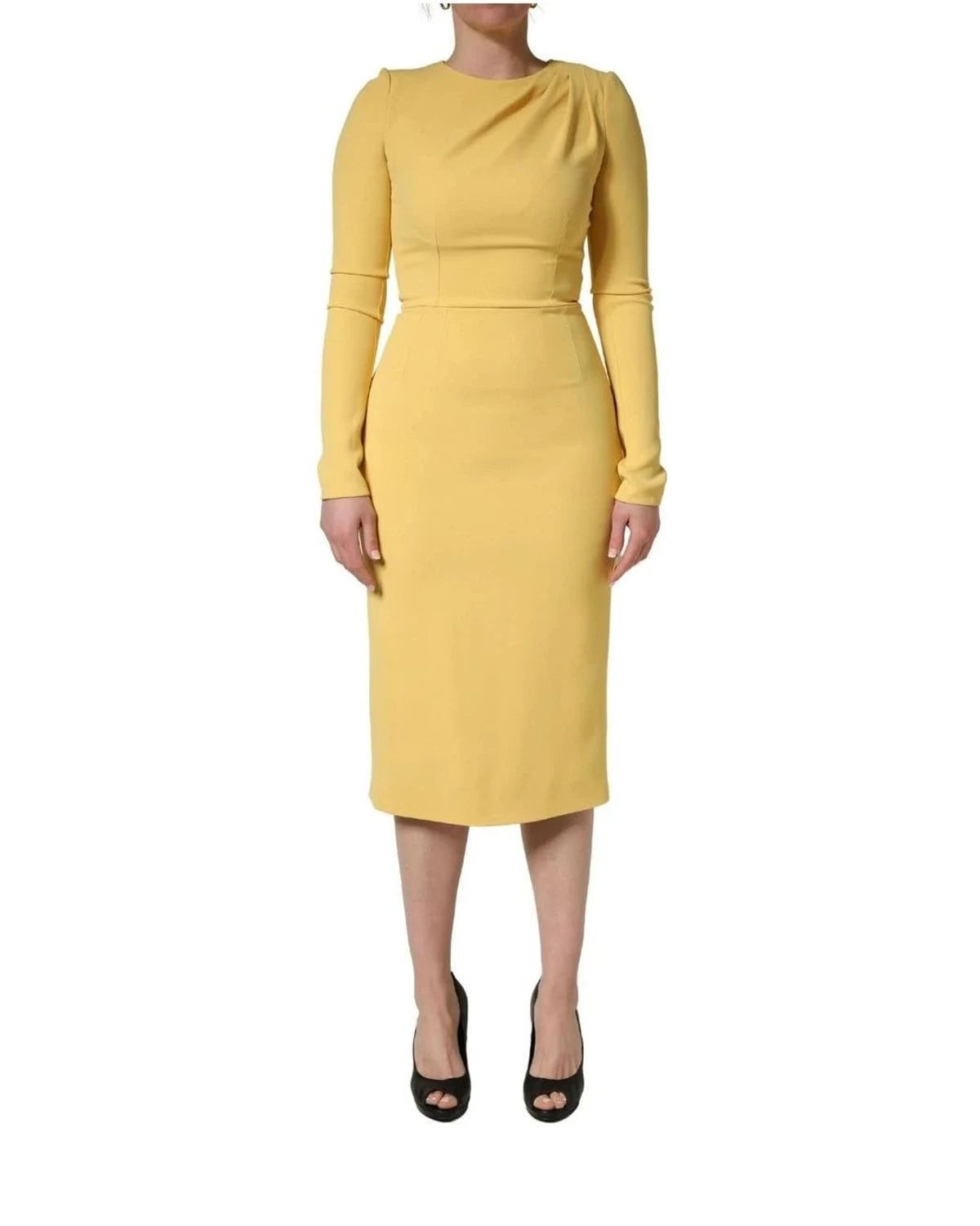 Dolce & Gabbana Dresse in yellow, Cotton