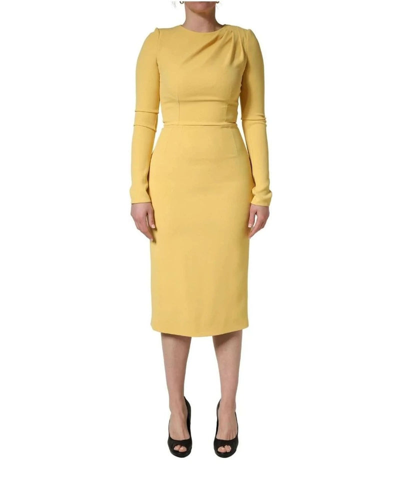 Dolce & Gabbana Dresse in yellow, Cotton