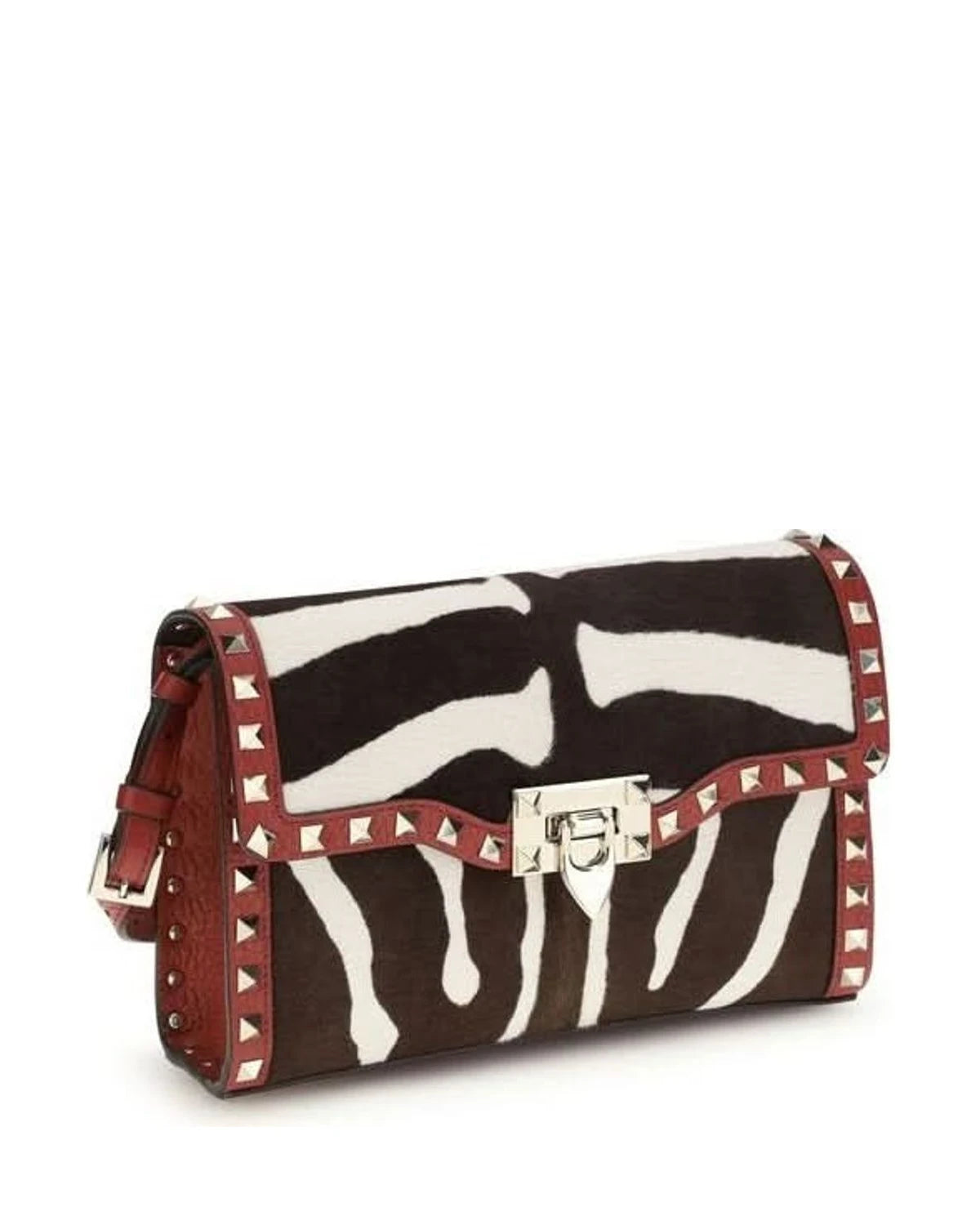 Valentino Garavani Multicolor Calf Leather Bos Taurus Shoulder Bag Glam Steals