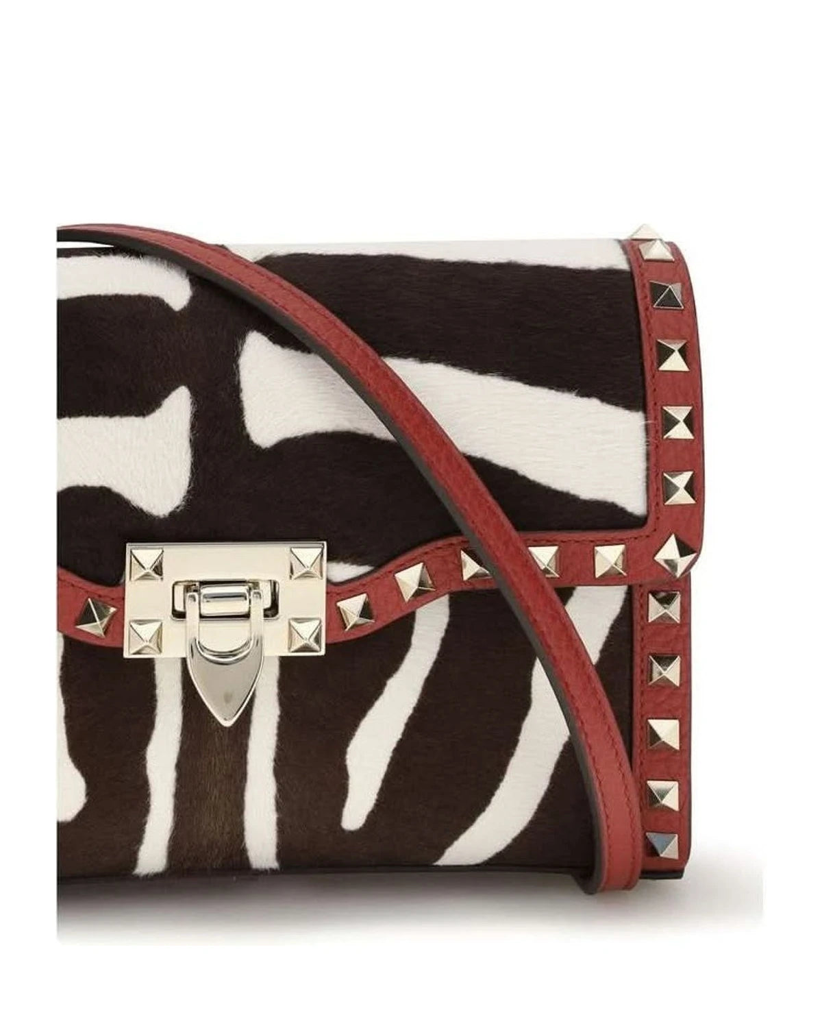 Valentino Garavani Multicolor Calf Leather Bos Taurus Shoulder Bag Glam Steals