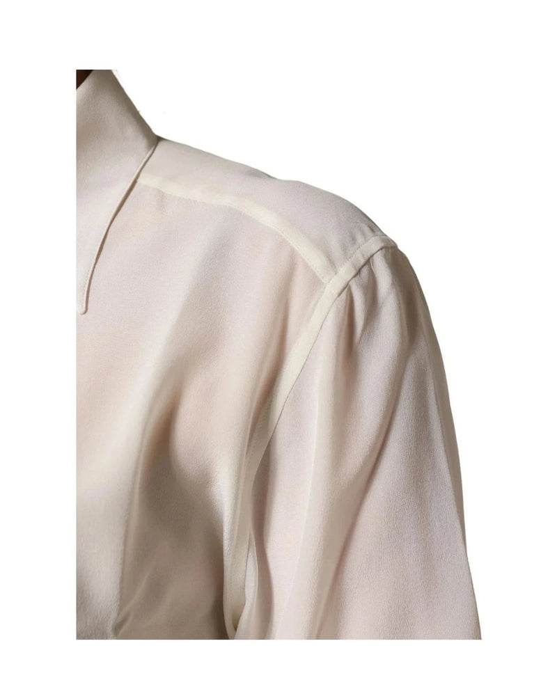 Dolce & Gabbana Dress Shirt in white, Silk — view 6