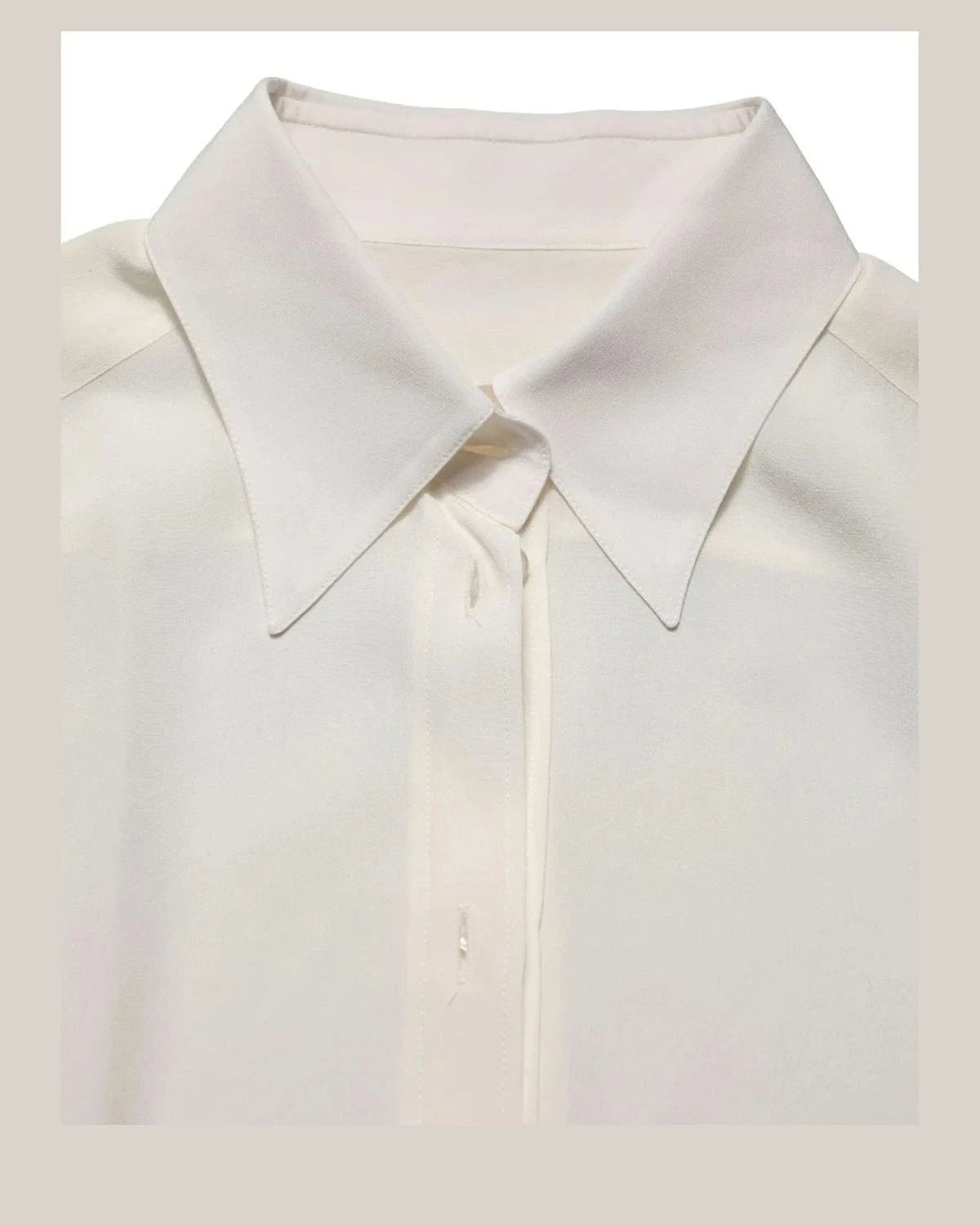 Dolce & Gabbana Dress Shirt in white, Silk — view 7