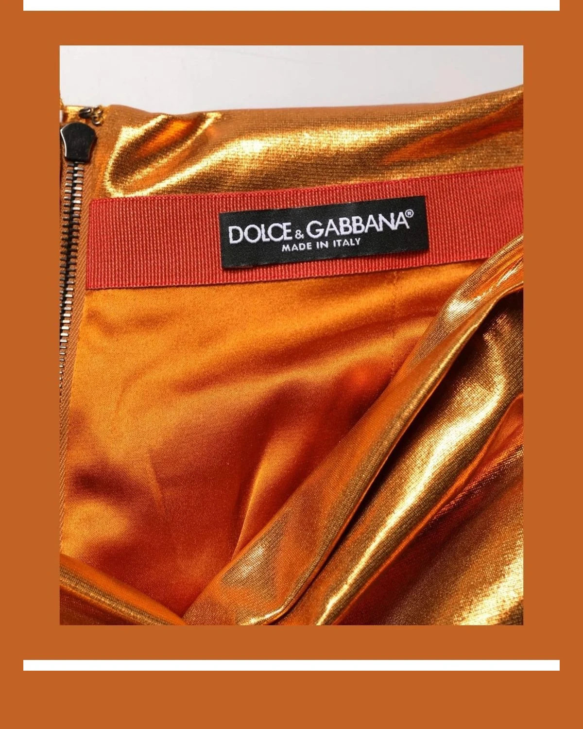 Dolce & Gabbana Skirt in orange, Polyester — view 6