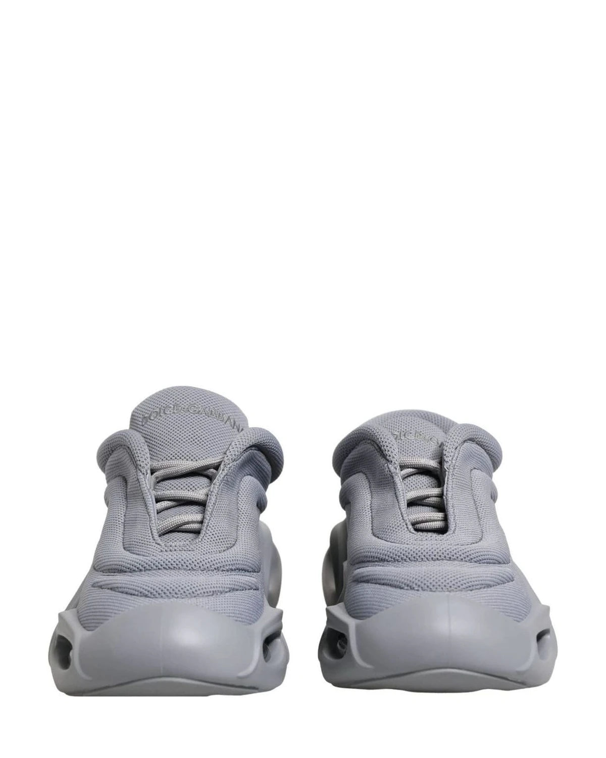 Dolce & Gabbana Gray Slip On Wave Low Top Sneakers Glam Steals