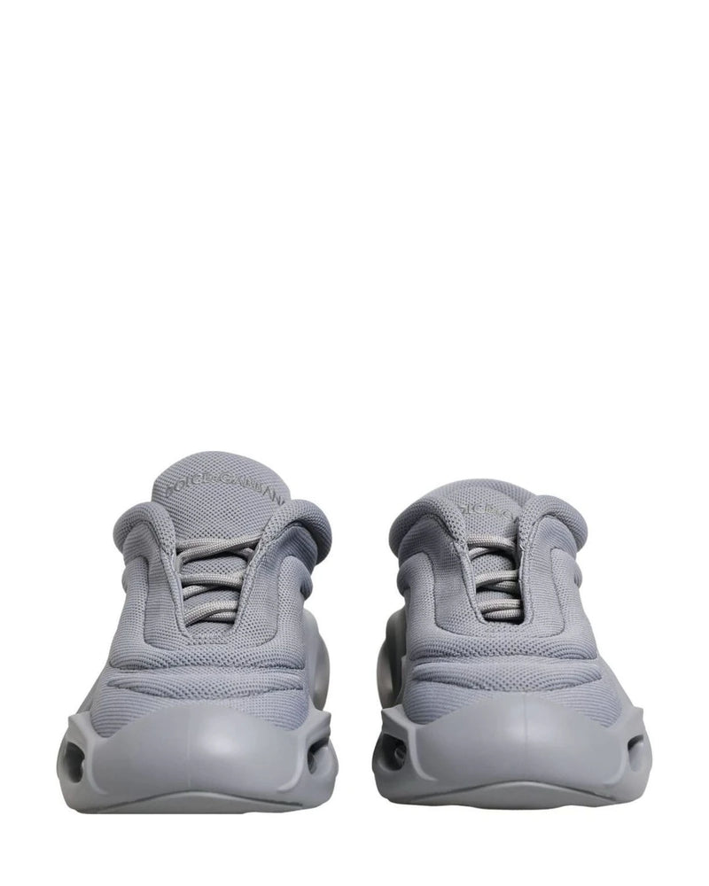 Dolce & Gabbana Gray Slip On Wave Low Top Sneakers Glam Steals