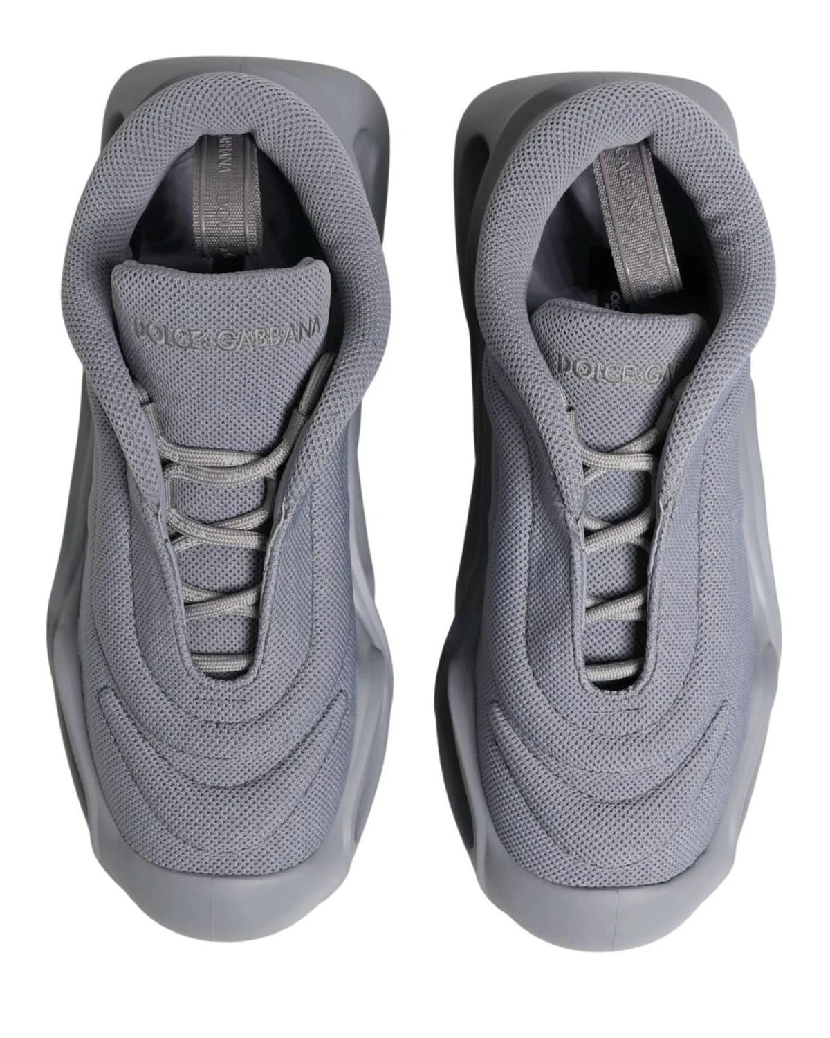 Dolce & Gabbana Gray Slip On Wave Low Top Sneakers Glam Steals