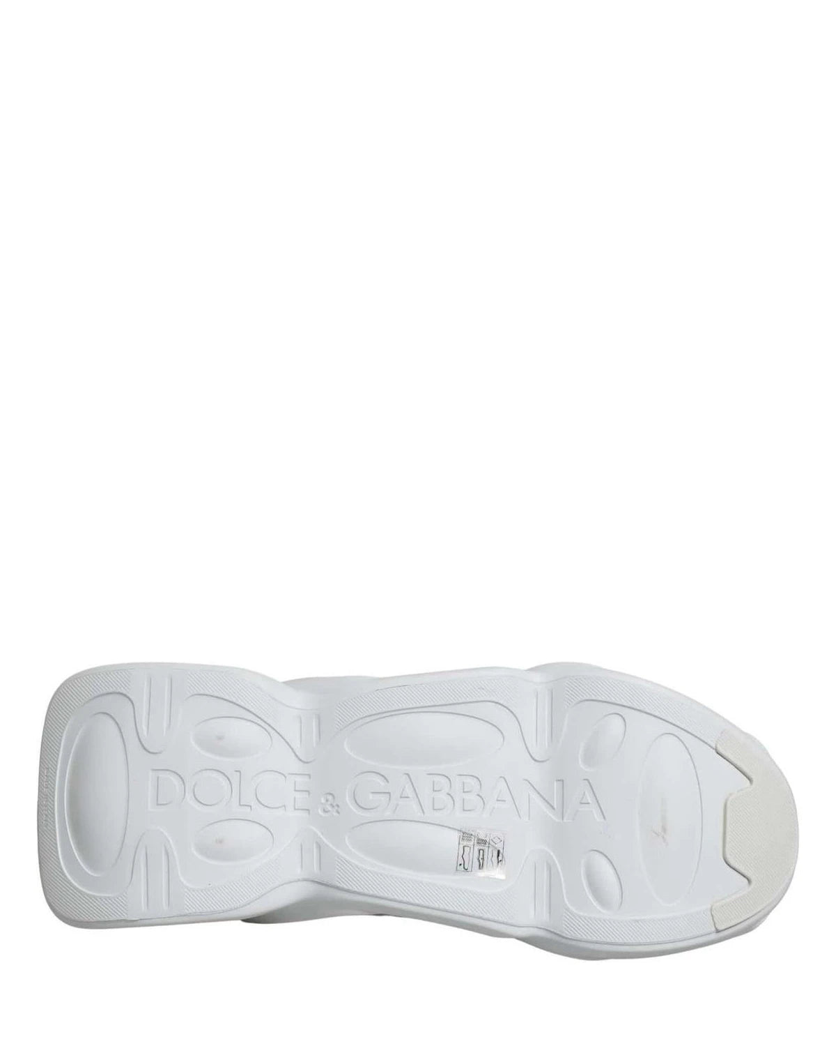Dolce & Gabbana White Slip On Wave Low Top Sneakers Shoes Glam Steals