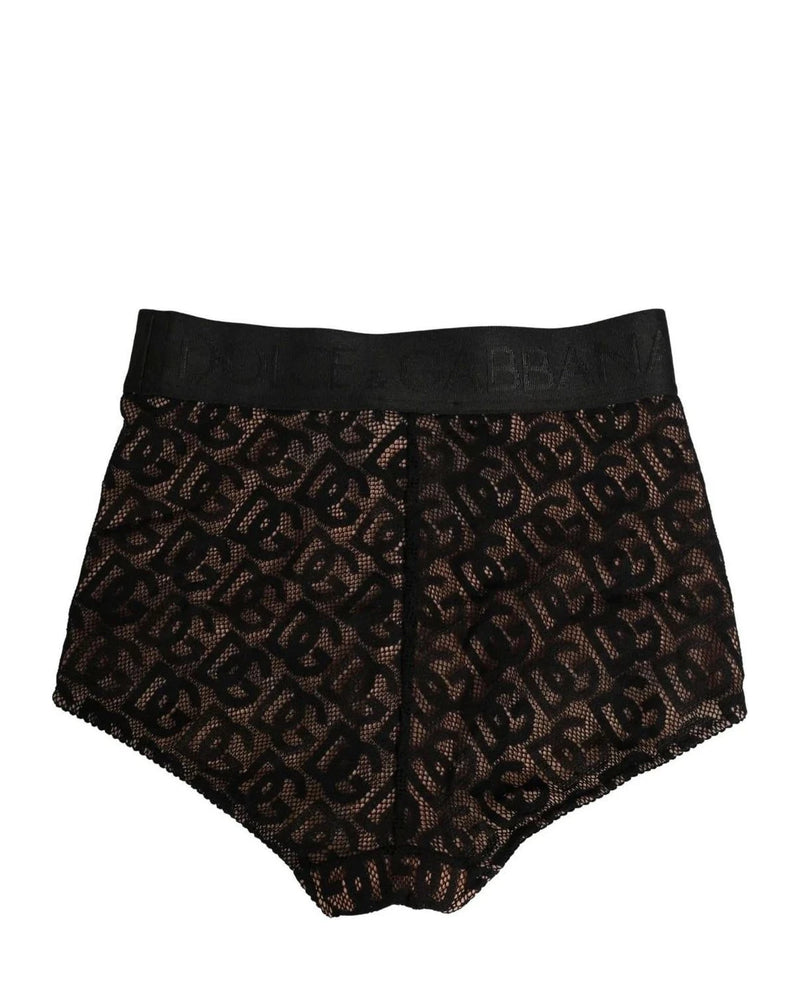 Dolce & Gabbana High Waisted Brief in black, Cotton — view 3
