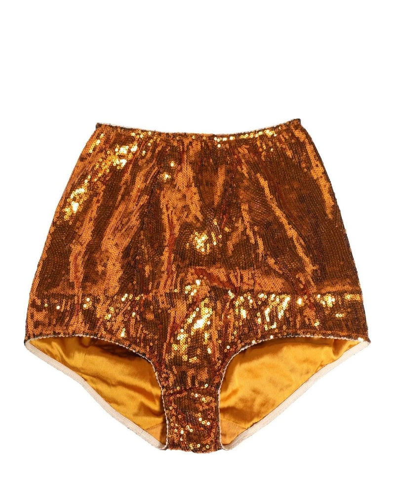 Dolce & Gabbana High Waisted Brief in orange, Nylon — view 2