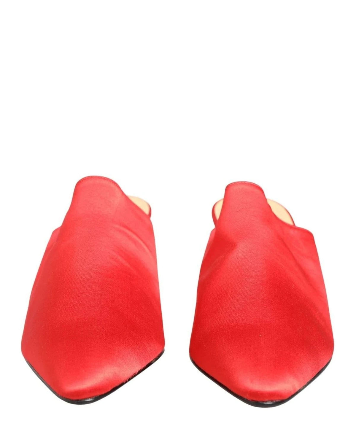 Dolce & Gabbana Red Suede Heel Mule Shoes Glam Steals