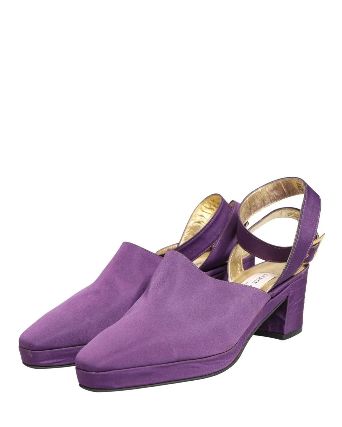 Dolce & Gabbana Purple Suede Sandals Shoes Glam Steals