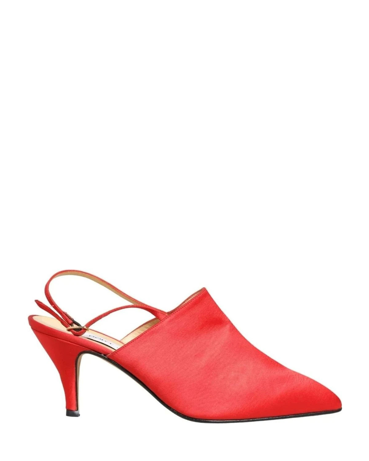 Dolce & Gabbana Red Suede Heel Slingback Shoes Glam Steals