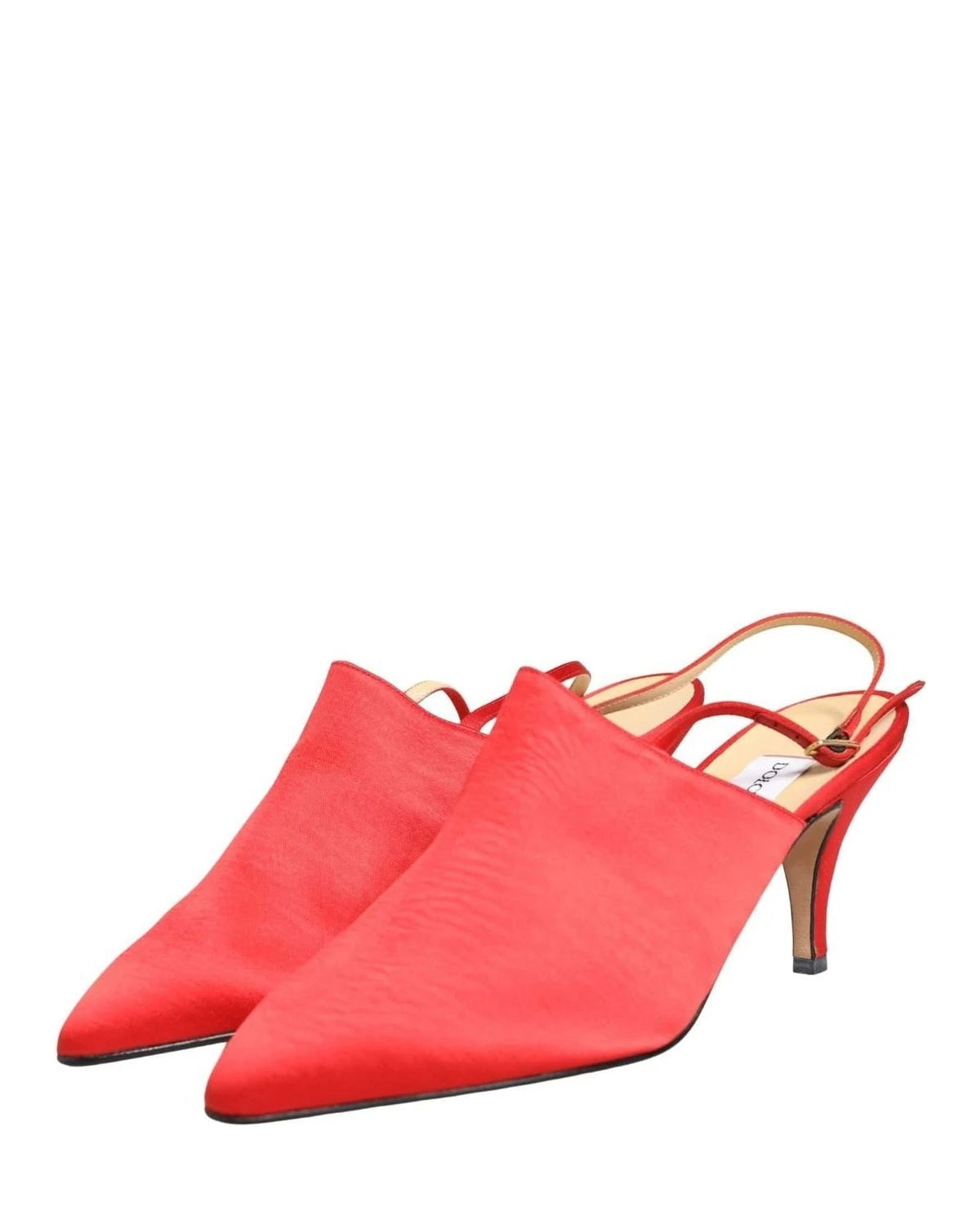 Dolce & Gabbana Red Suede Heel Slingback Shoes Glam Steals