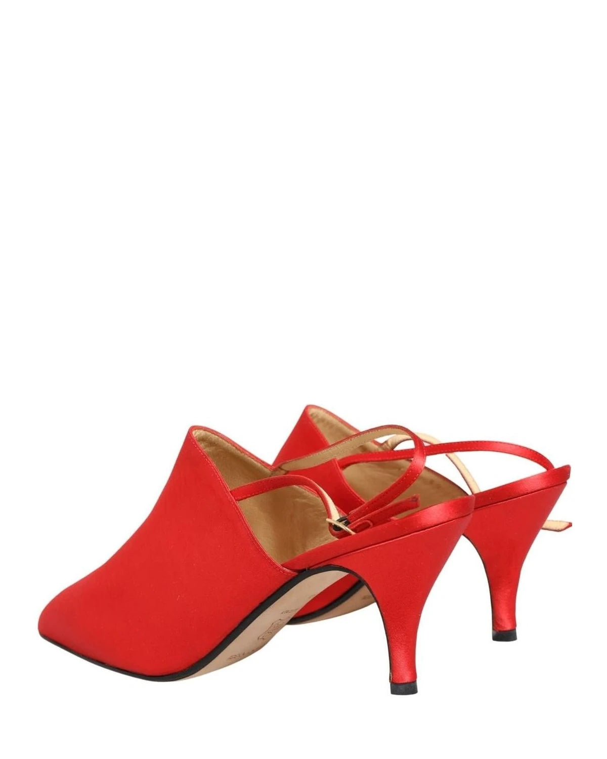 Dolce & Gabbana Red Suede Heel Slingback Shoes Glam Steals
