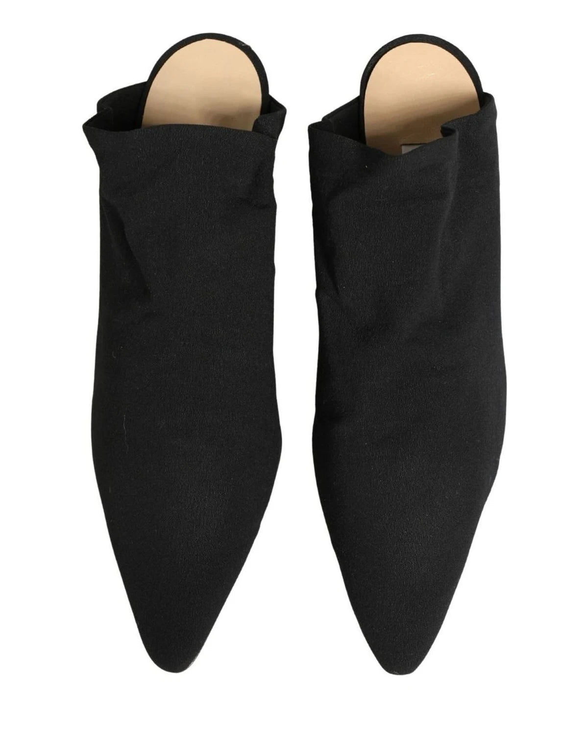 Dolce & Gabbana Black Suede Heel Mule Shoes Glam Steals