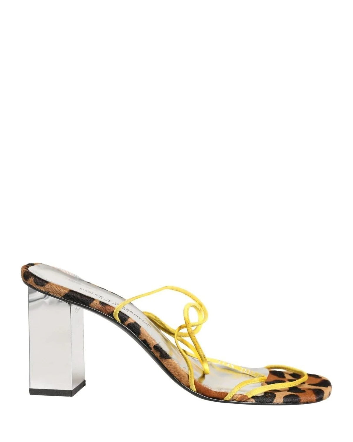 Dolce & Gabbana Multicolor Leather Block Heels Glam Steals