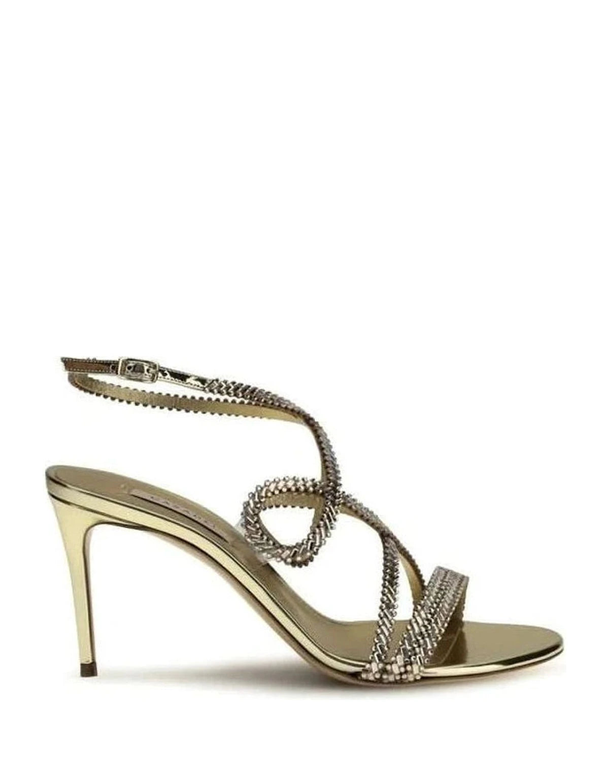 Casadei Gold Stiletto Heels Glam Steals
