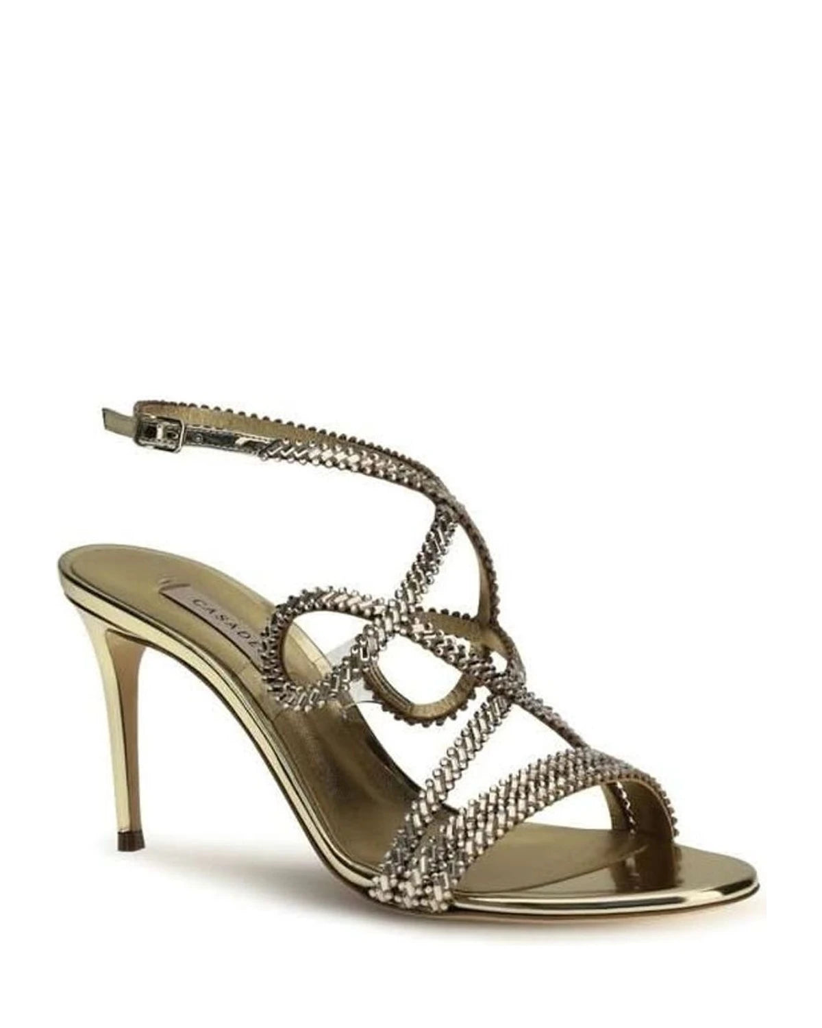 Casadei Gold Stiletto Heels Glam Steals