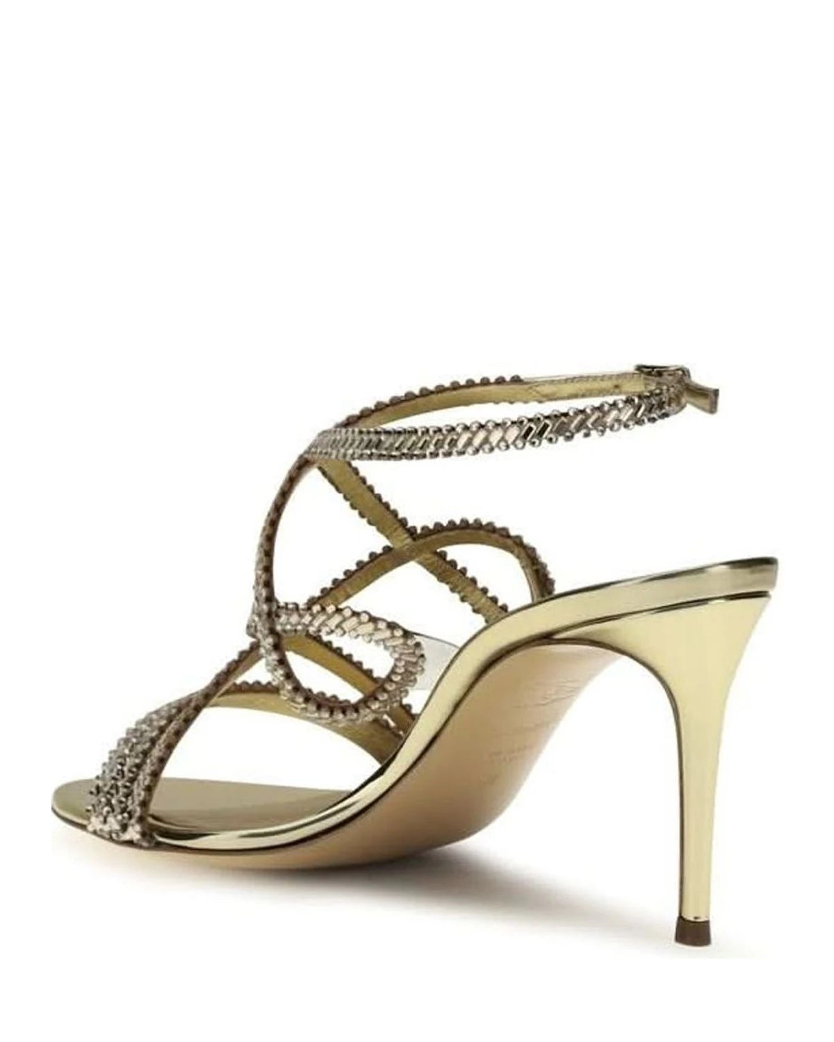 Casadei Gold Stiletto Heels Glam Steals