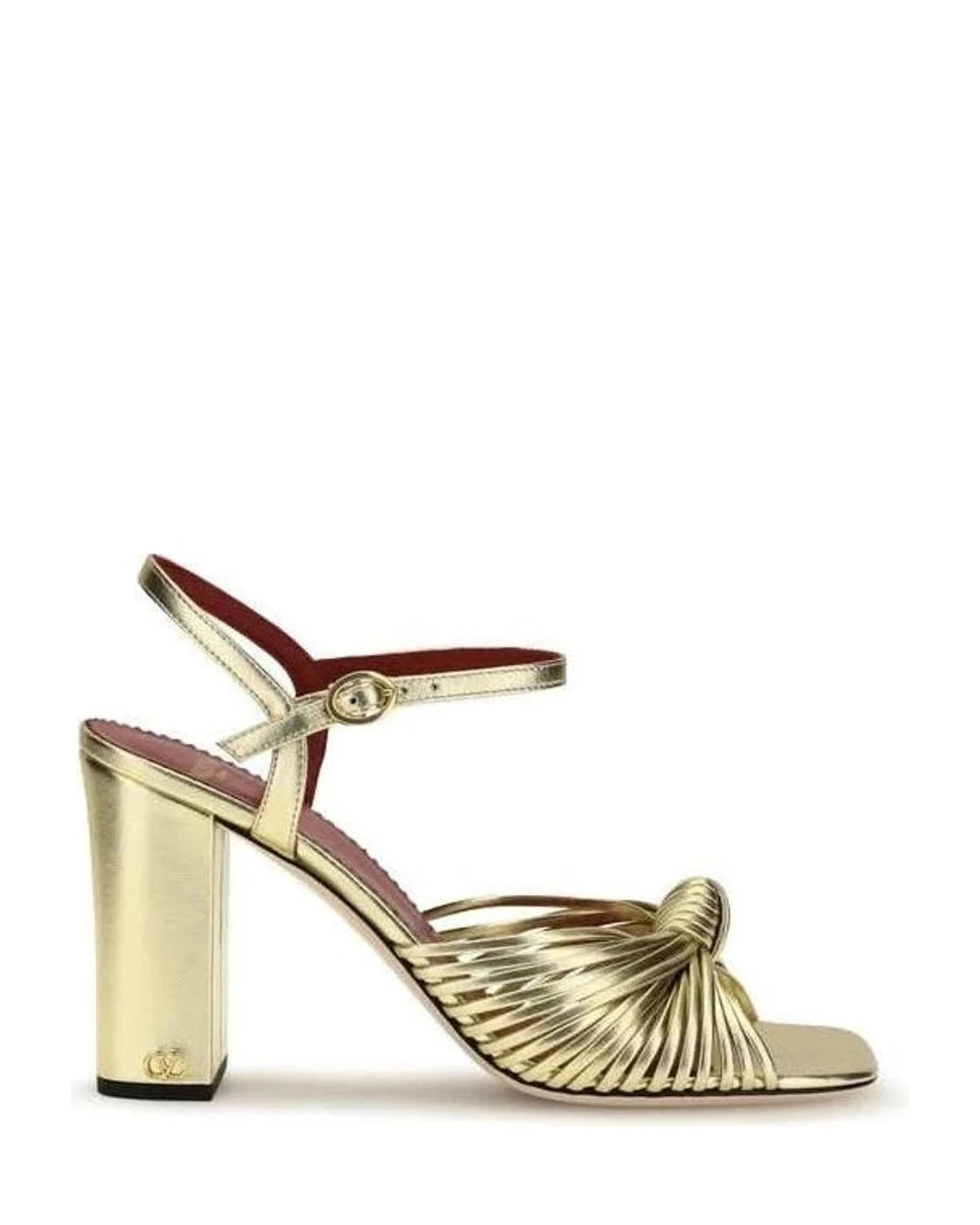 Valentino Garavani Gold Platform Sandals Glam Steals