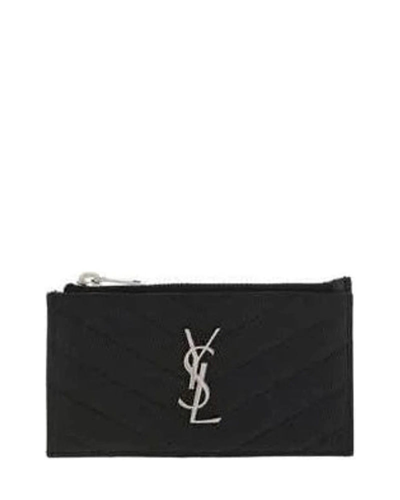 Saint Laurent Black Leather Wallet Glam Steals