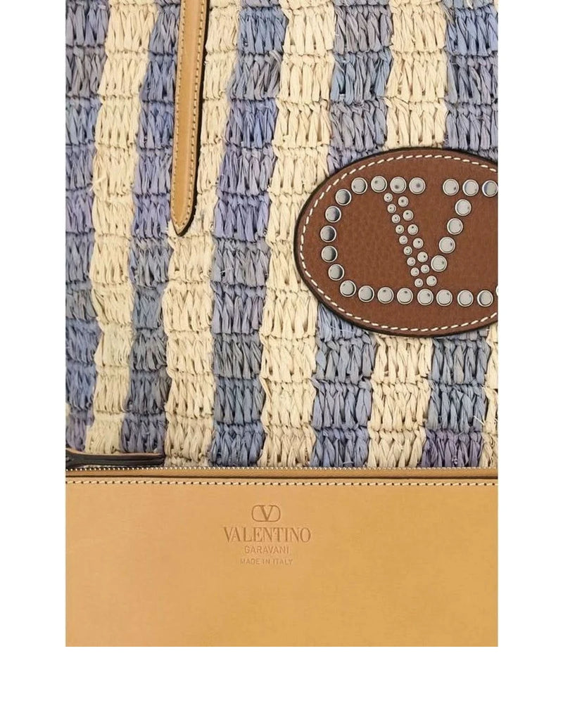 Valentino Garavani Raffia Bucket Bag 