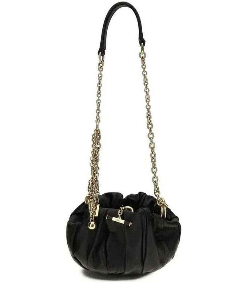 Chloé Black Lamb Ovis Aries Shoulder Bag Glam Steals