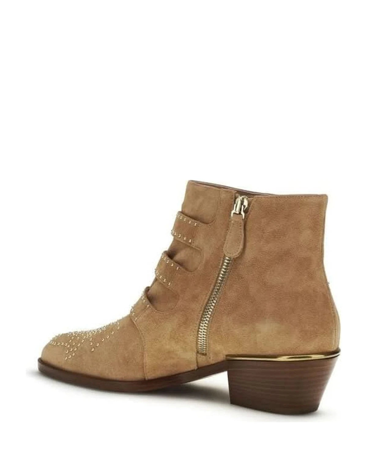 Chloé Beige Ankle Boots Glam Steals