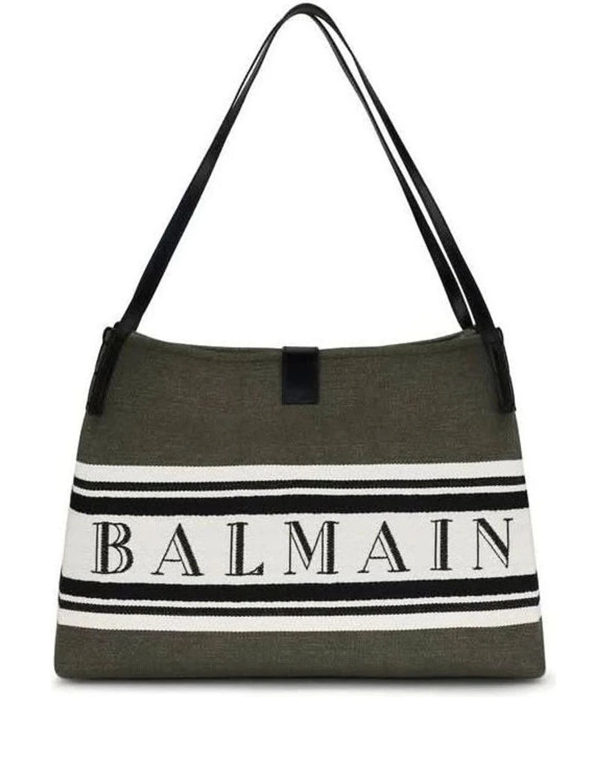 Balmain Black Cotton Handbag Glam Steals