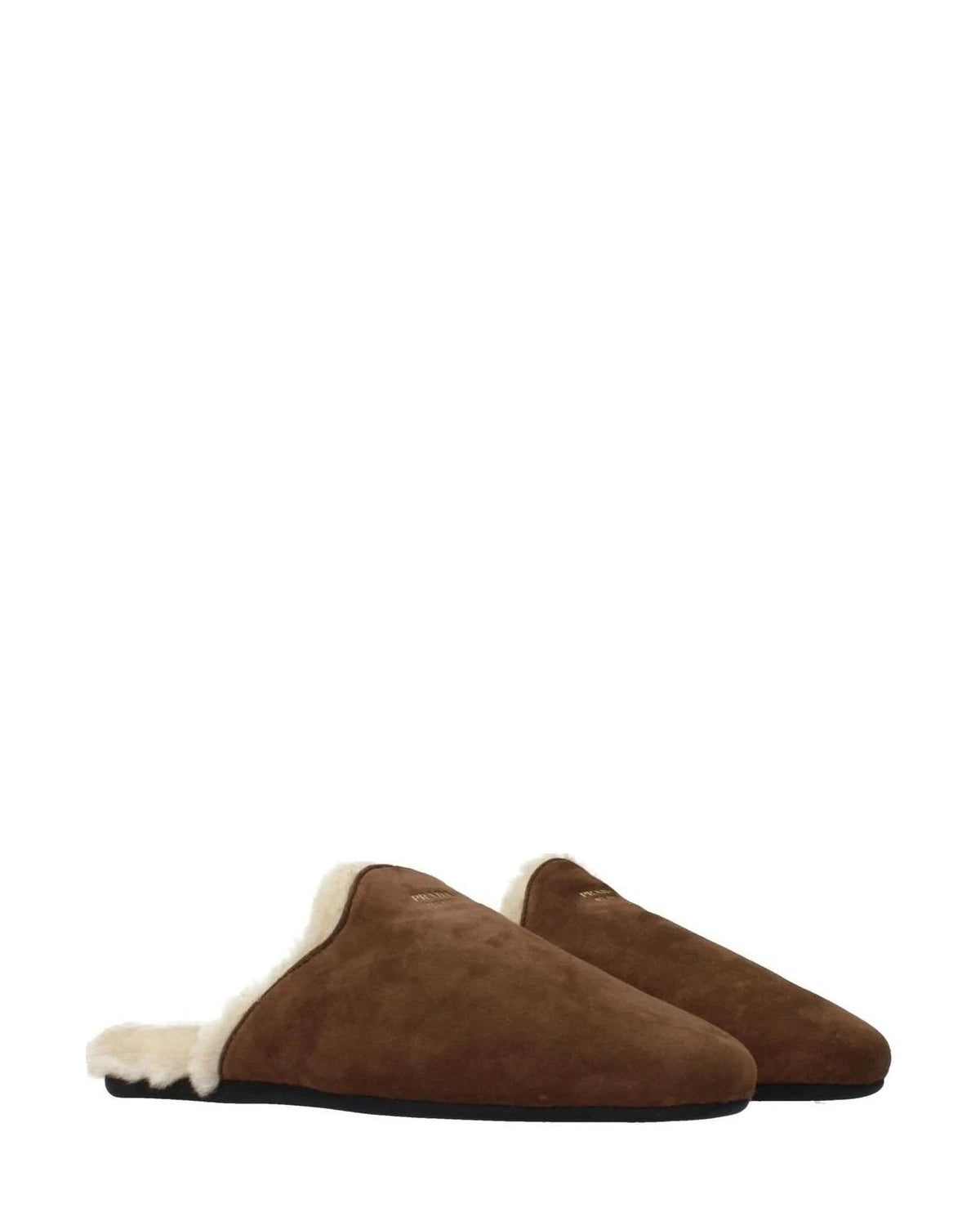 Prada Brown Leather Slippers Glam Steals