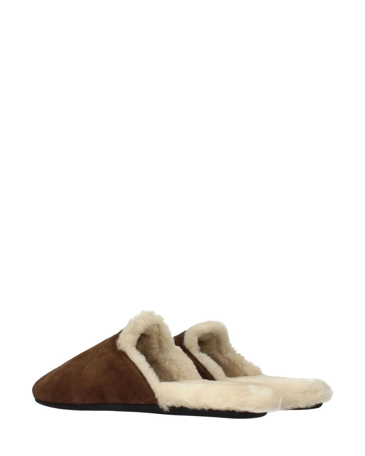 Prada Brown Leather Slippers Glam Steals