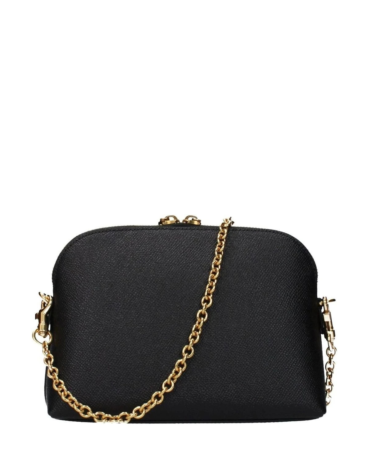 Dolce & Gabbana Black Leather Shoulder Bag Glam Steals