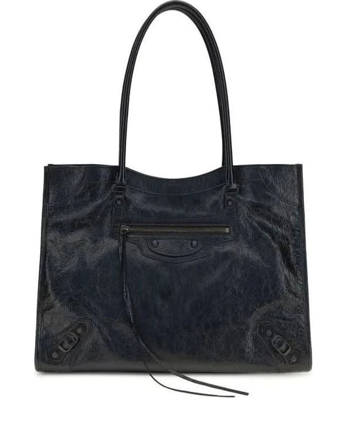 Balenciaga Black Lamb Ovis Aries Shoulder Bag Glam Steals