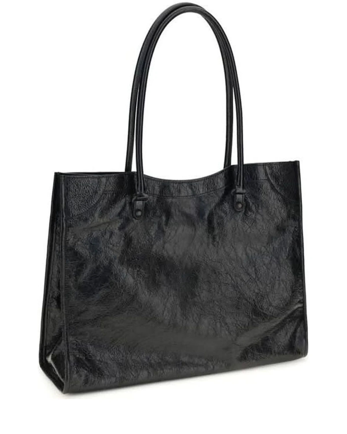 Balenciaga Black Lamb Ovis Aries Shoulder Bag Glam Steals