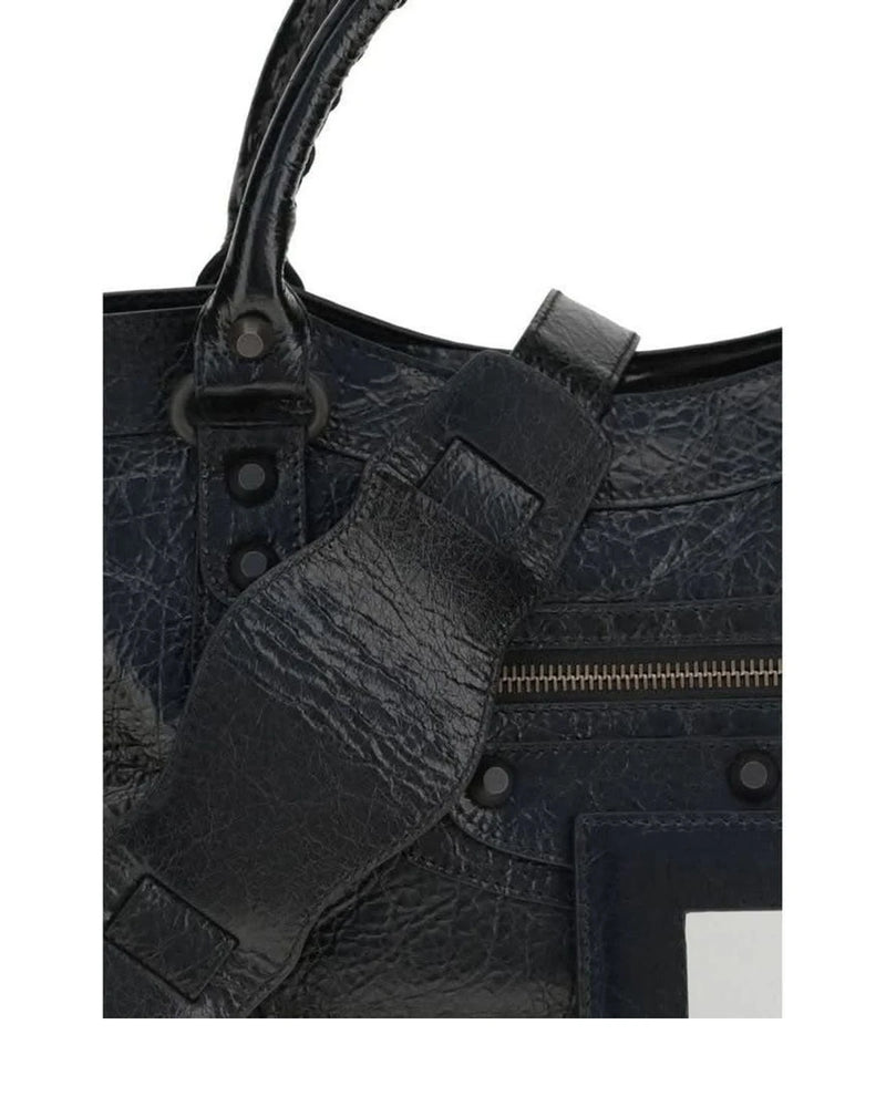 Balenciaga Black Lamb Ovis Aries Shoulder Bag Glam Steals