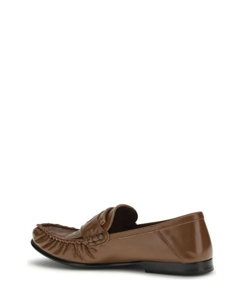 Brown Lamb Ovis Aries Aries Slip-On Loafers Glam Steals