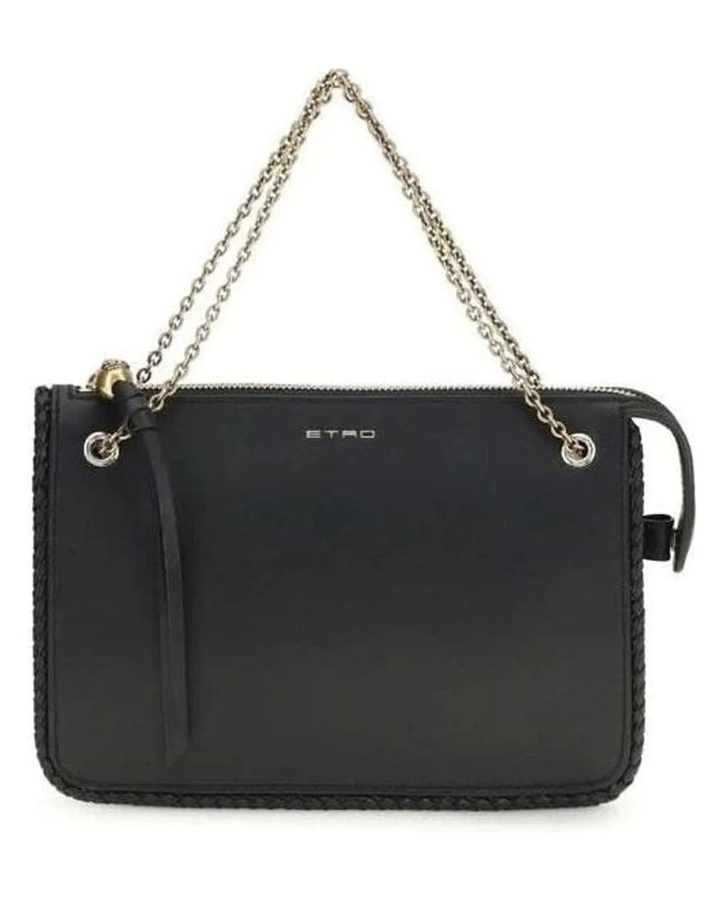 Black Calf Leather Bos Taurus Clutch Bag Glam Steals