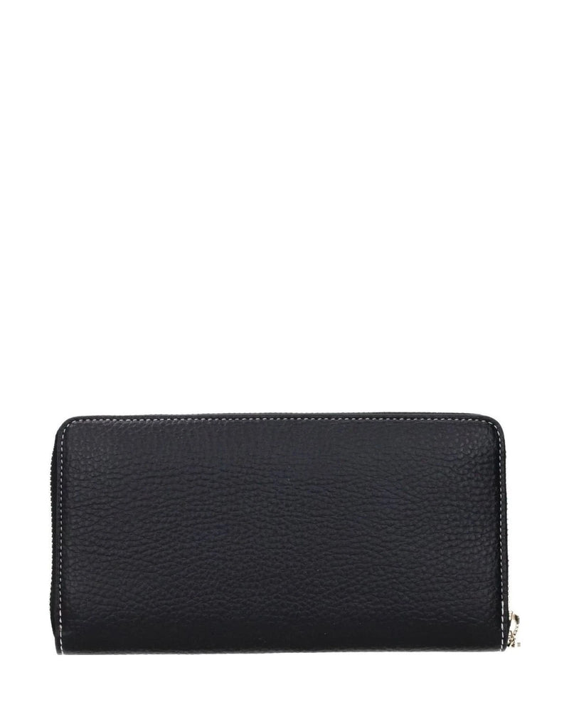 Stella Mccartney Black Leather Wallet 