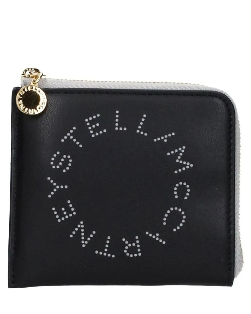 Stella Mccartney Black Leather Wallet Glam Steals