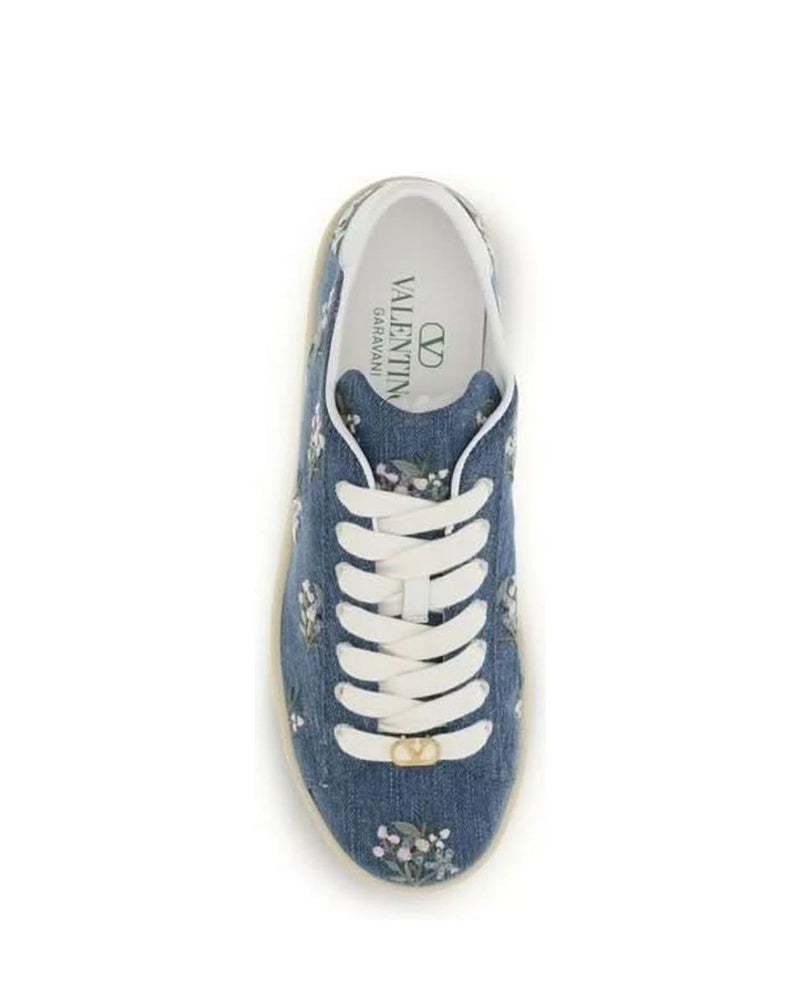 Valentino Garavani Blue Low Top Sneakers Glam Steals