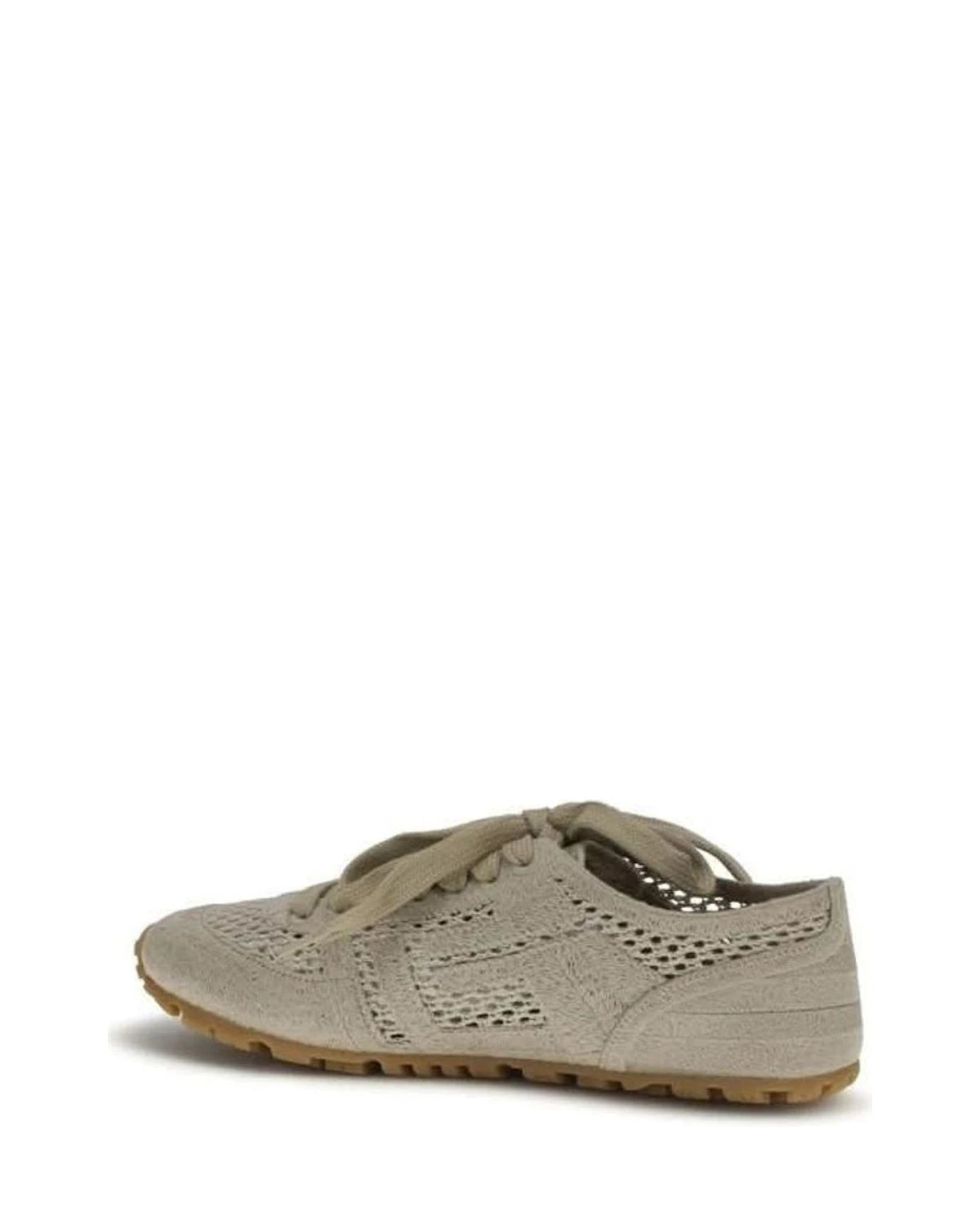 Balmain Beige Cotton Athletic Sneakers Glam Steals