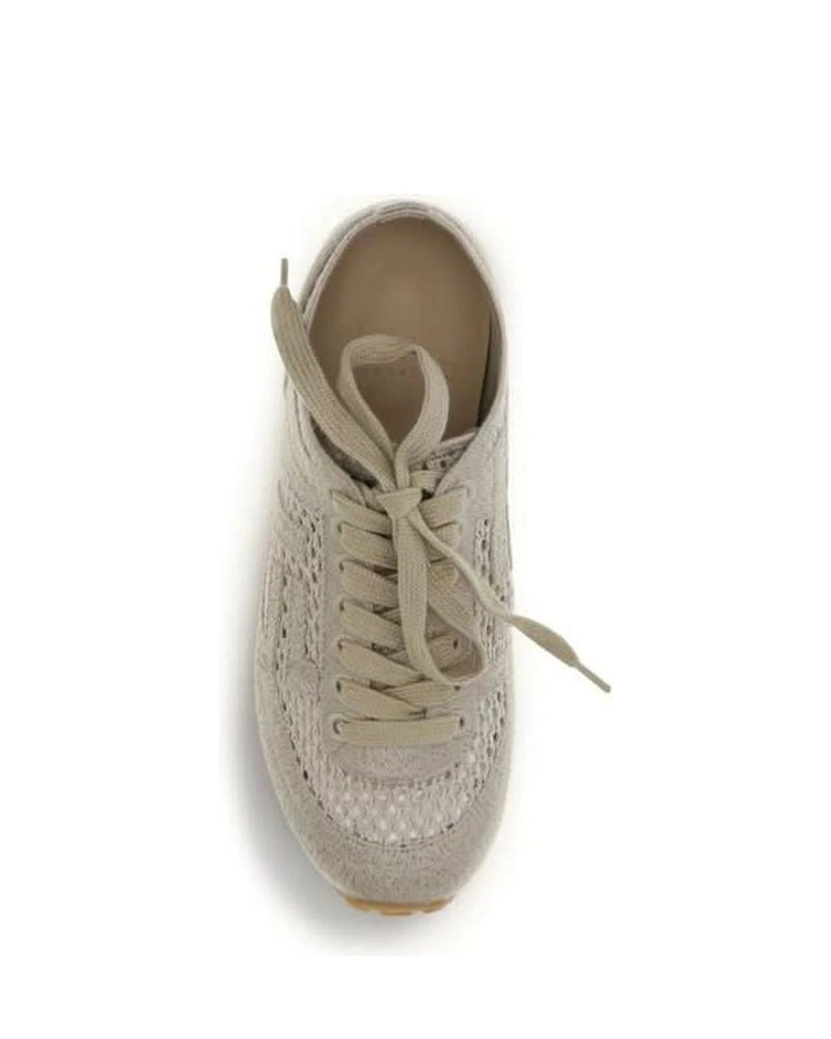Balmain Beige Cotton Athletic Sneakers Glam Steals