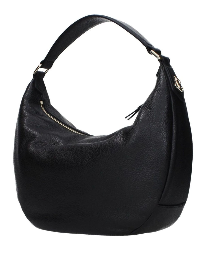 Jimmy Choo Black Leather Shoulder Bag Glam Steals