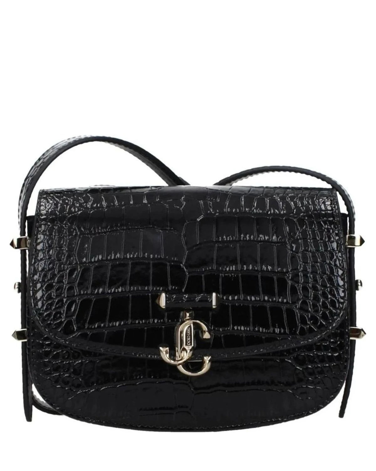 Jimmy Choo Black Leather Crossbody Bag Glam Steals